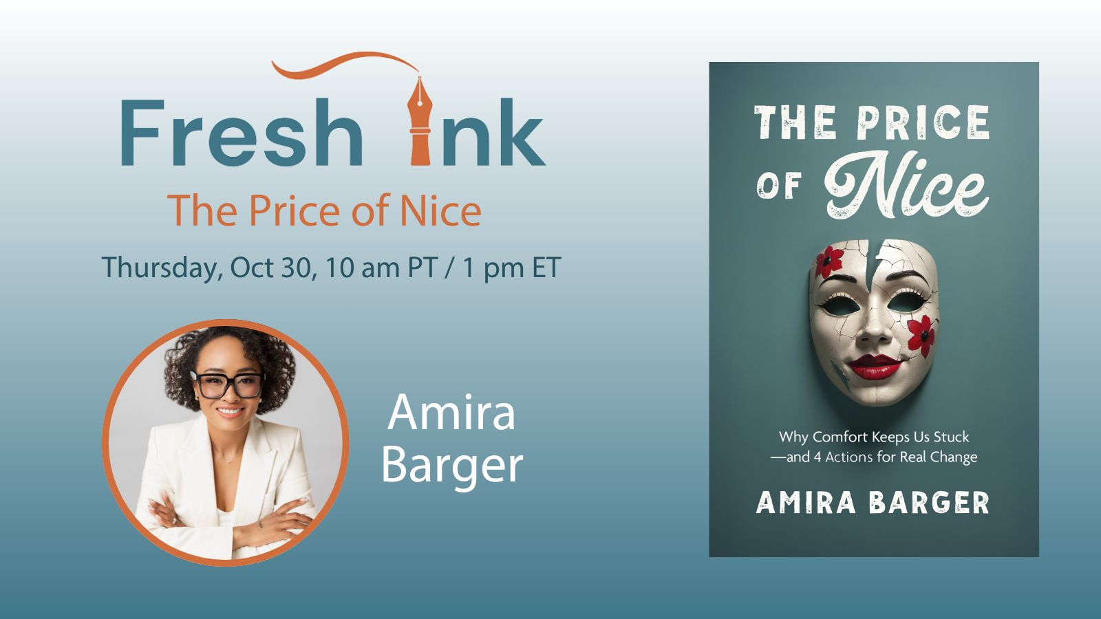 Fresh Ink: The Price of Nice, with Amira Barger